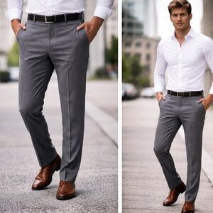 RW&CO. Men's Gray Dress Pants